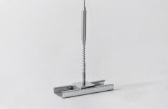 ALS-SCATTO-AD-45-45B / STANDARD “SNAP-IN” HOOKS SERIES HOOKS WITH TUBE FOR CEILINGS IN ADHERENCE FOR PROFILE 45 - COMPLETE KIT ASSEMBLED