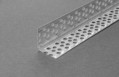 NAF11006A / "SLOTTED" GALVANIZED SHEET PLATE CORNER BEAD WITH VARIABLE ANGLE