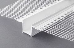 NAF31000R-03R / PVC GROOVE PROFILE WITH MESH - WITH PROTECTIVE FILM