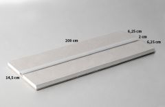 NAF83001L / PLASTERBOARD SEMI-FINISHED ITEM WITH ALUMINUM PROFILE FOR THE CREATION OF DIRECT LIGHT WITH STRIP LED FOR WALLS AND CEILINGS - ARROW LED™