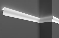 NAF83104 / ROUND PROFILE FRAME FOR DIFFUSED LED LIGHT ON WALL - AKI-LIGHTING™