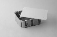 NAIE02001G / GREY JUNCTION FLUSH MOUNTING BOX WITH COVER - AKIFIX®