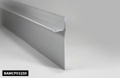 NAMCP03250-251 / SPECIAL ALUMINUM PROFILE FOR SKIRTING CONTAINMENT AND AESTHETIC EFFECT WALL WIRE