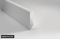 NAMCP03350-351 / PVC SKIRTING BOARD - WHITE