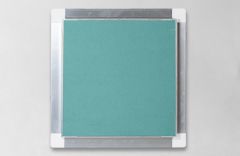 NAMCP04021BDU-120BDU / ACCESS PANEL WITH RIVETED NATURAL ALUMINUM FRAME WITH GASKET AND PLASTERBOARD DOOR  - DORIKA®