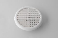 NAMCP12001-04 / ROUND GRID WITH SPRINGS IN WHITE POLYPROPYLENE