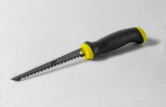 NAT16011 / SUPERPROFESSIONAL HAND SAW &quot;BLACK SHARK&quot; WITH RUBBER HANDLE AND FIXED BLADE - AKIFIX®