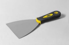 NATG44001-03 / TEMPERED STEEL PUTTY KNIFE, RUBBER HANDLE - AKIFIX®