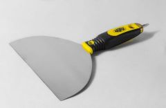 NATG45001-02 / STAINLESS STEEL &quot;MAXI WIDE&quot; BLADE, PUTTY KNIFE, RUBBER HANDLE WITH N&deg; 1 BIT - AKIFIX®