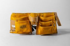 NE10001 / SUPERPROFESSIONAL SUEDE TOOL BELT INDIAN TYPE WITH 10 COMPARTMENTS - AKIFIX®