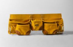 NE10002 / PROFESSIONAL TOP SUEDE TOOL BELT WITH 11 COMPARTMENTS - AKIFIX®