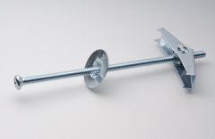 NF26001L / MOON™ STEEL SPRING TOGGLE BOLT WITH LONG THREADED ROD AND STANDARD WASHER