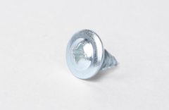NF63001H-09H / WHITE GALVANISED SELF-TAPPING SCREW WITH WIDE - FLAT HEAD - PREMIUM QUALITY - AKIFIX®