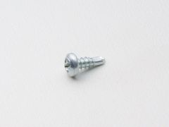NF65001-05 / WHITE OR BLACK GALVANISED TEKS SELF-DRILLING SCREW WITH SMALL HEAD - TOP QUALITY - JY®