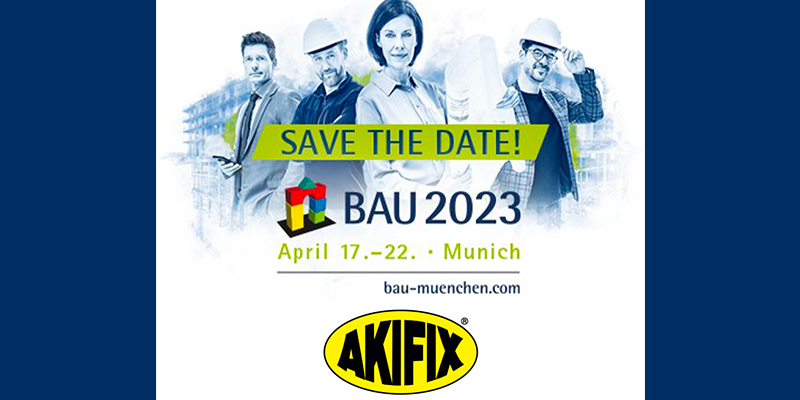 Akifix® Group sera présent au salon Munich «BAU» !