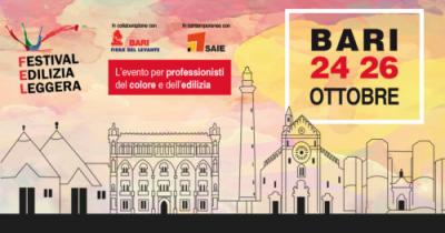 Akifix sarà presente alla fiera di Bari “FEL” Festival Edilizia Leggera!