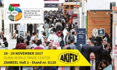 Akifix sera présent au Salon International de Dubai “THE BIG 5”!!!