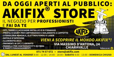 Da oggi aperti al pubblico: Akifix Store!